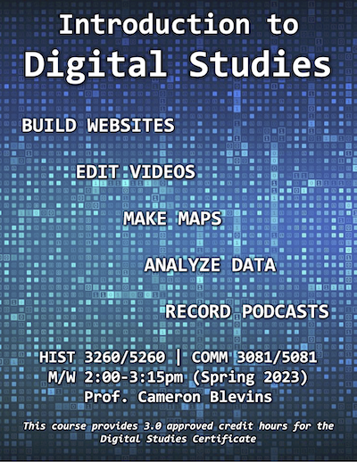 Introduction to Digital Studies